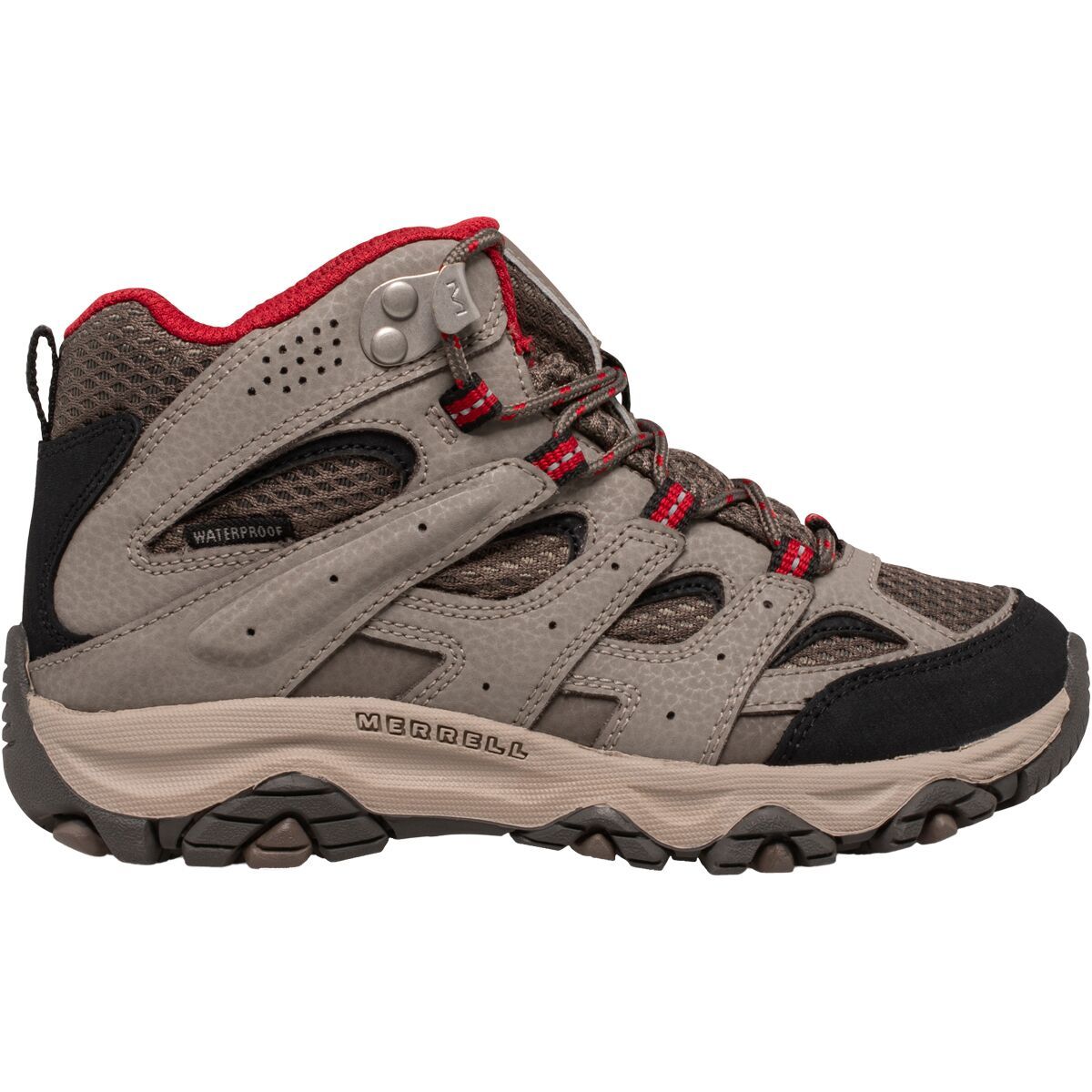 Merrell Moab 3 Mid Waterproof Hiking Shoe - Kids' Boulder, 3.0