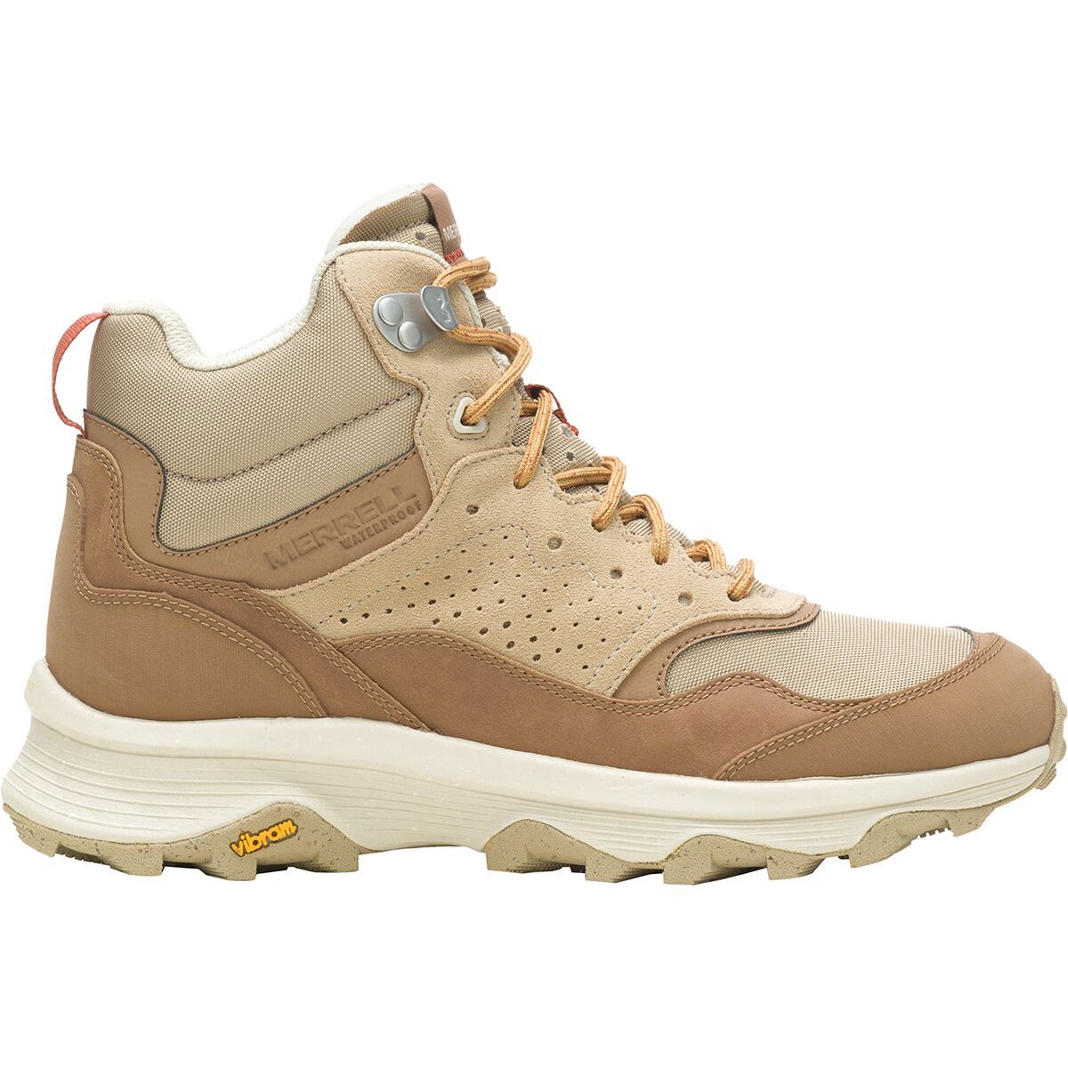 Merrell Speed Solo Mid WP Hiking Boot - Women's Tobacco/Gold, 9.5