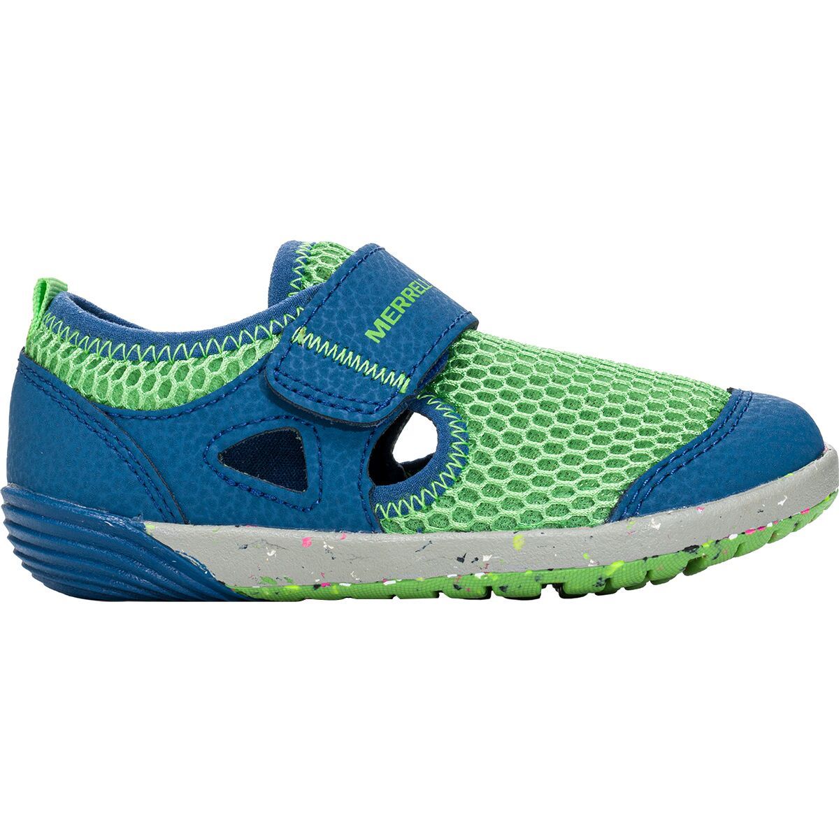 Merrell Bare Steps H20 Shoe - Toddlers' Dark Blue/Green, 7.5