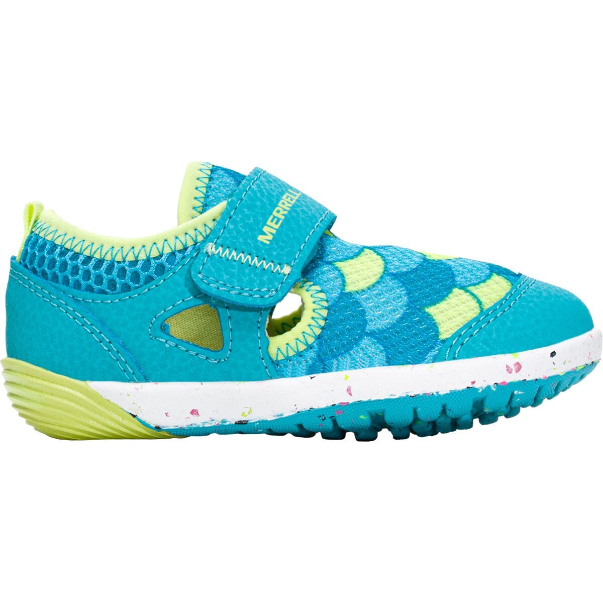 Merrell Bare Steps H20 Shoe - Toddlers' Turquoise/Lime, 5.5