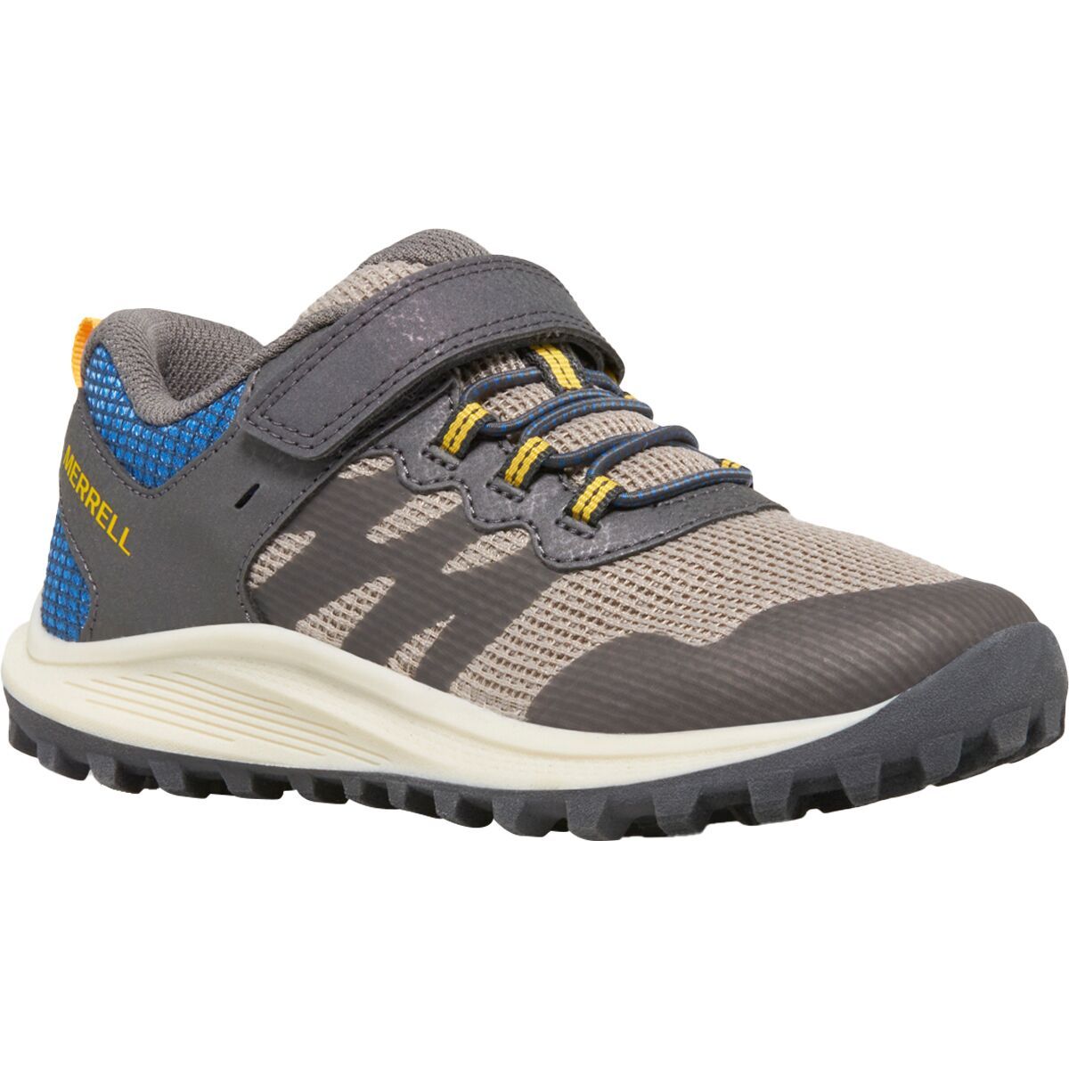Merrell Nova 3 Sneaker - Kids' Grey/Blue/Gold, 6.5