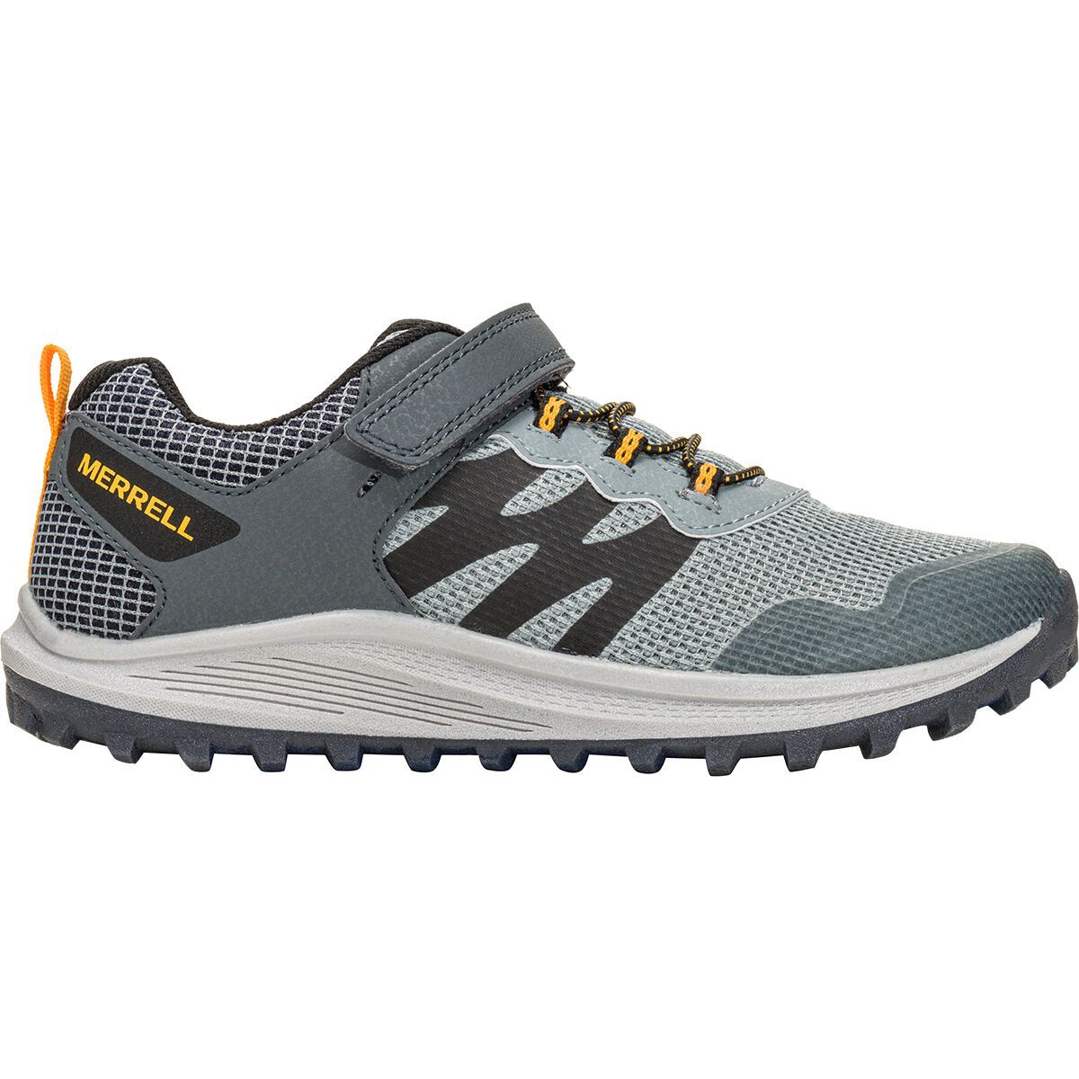 Merrell Nova 3 Sneaker - Kids' Grey/Orange, 3.0