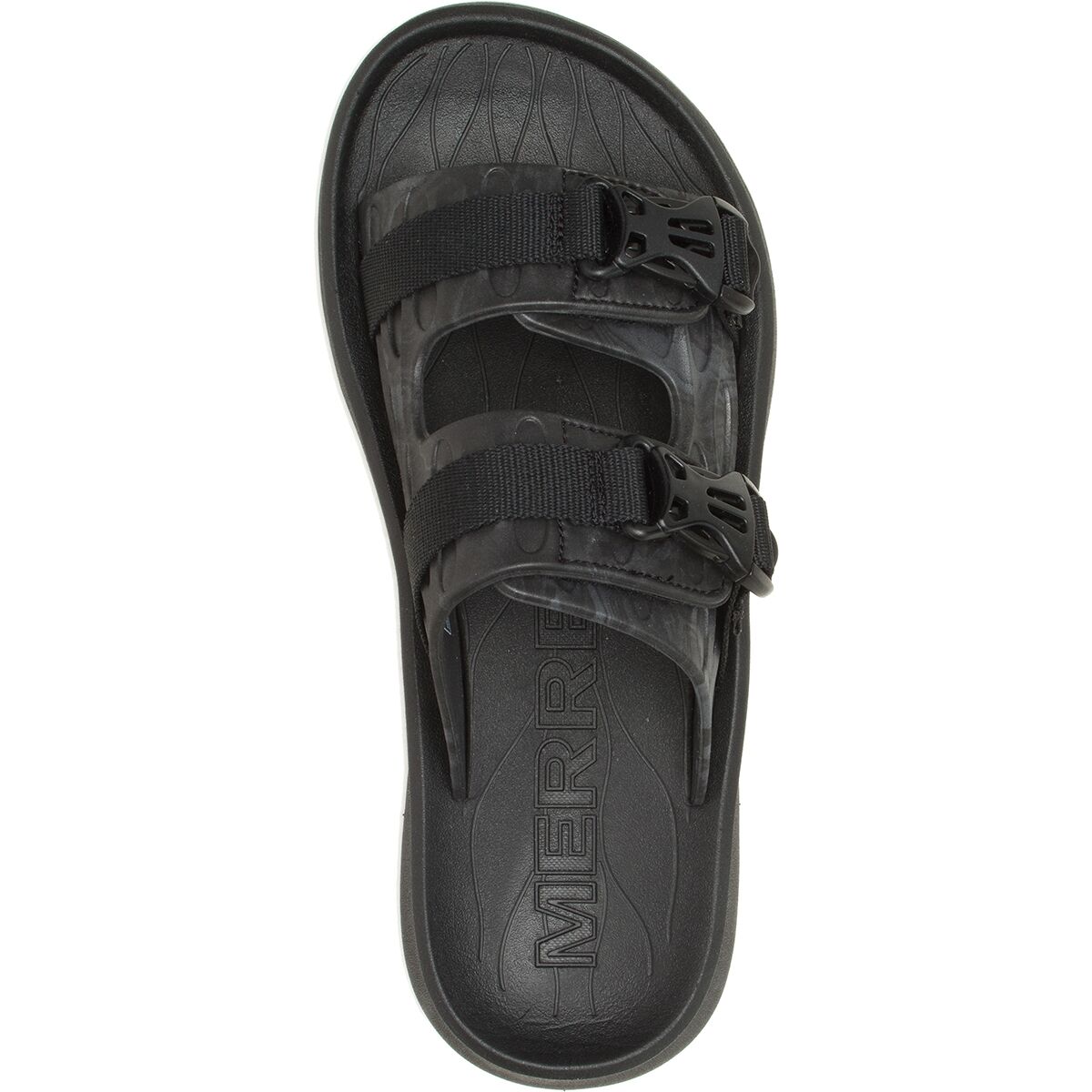 Merrell Hut Ultra Wrap Slip On Slide Sandals Mens SZ 7 Blue Black Adjustable Amazon.com | Merrell Hut Ultra Flip | Sandals main image 4
