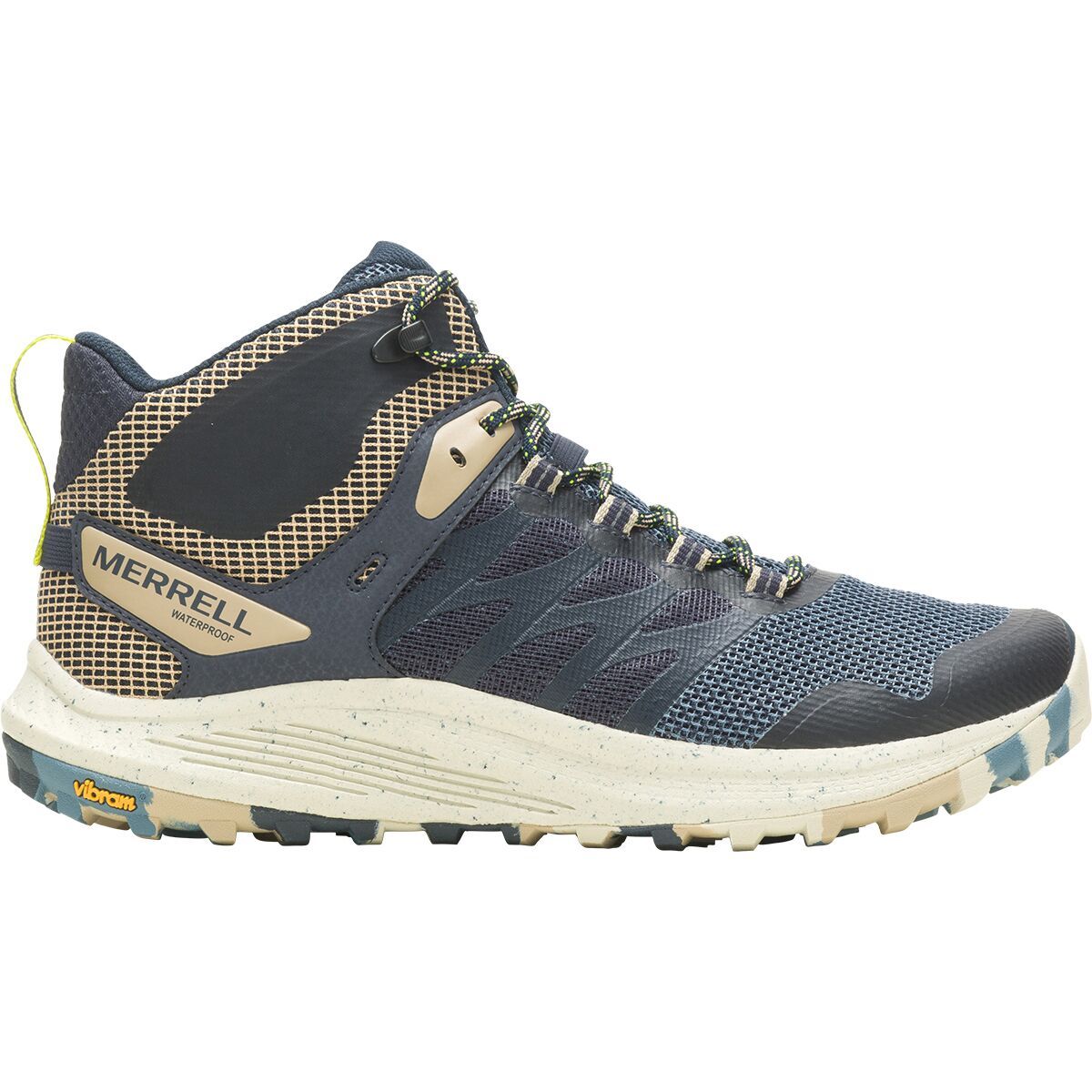 Merrell Nova 3 Mid Waterproof Hiking Boot - Men's Navy, 11.0