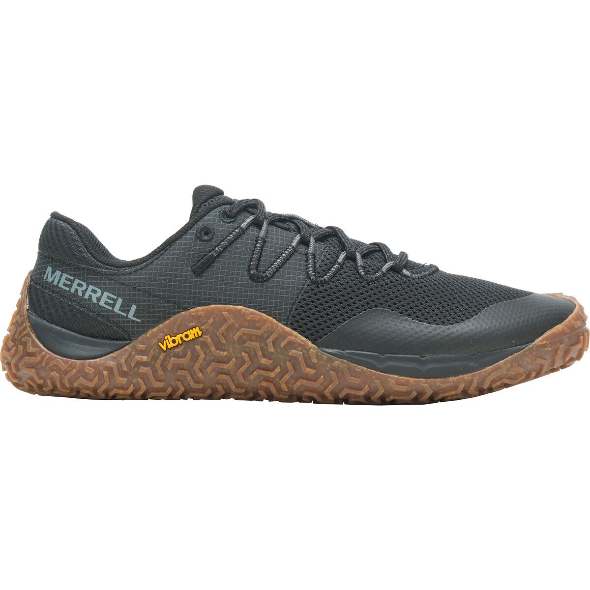 Merrell Trail Glove 7 Running Shoe - Men's Black/Gum, 13.0