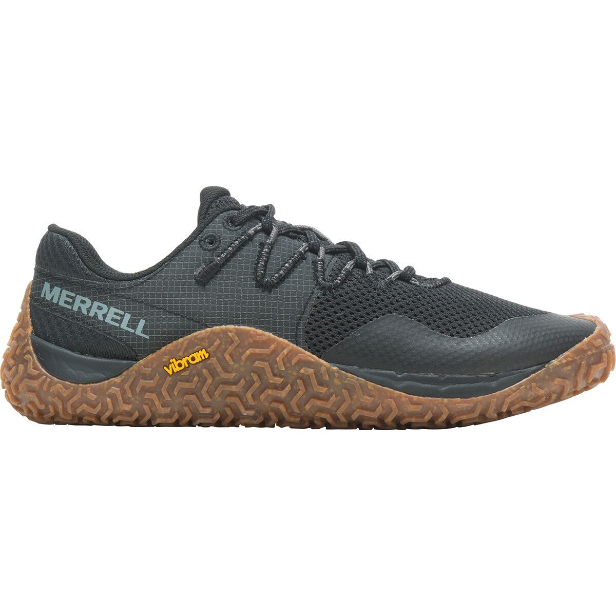 Image of Merrell Trail Glove 7 Running Shoe - Women's Black/Gum, 6.5