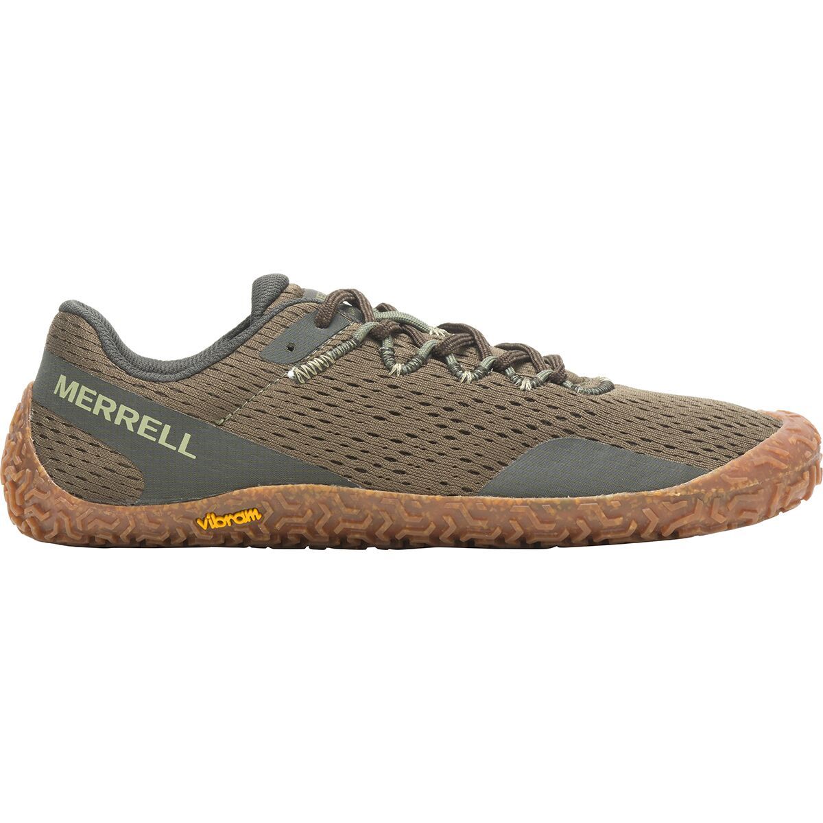 Image of Merrell Vapor Glove 6 Running Shoe - Men's Olive, 9.0