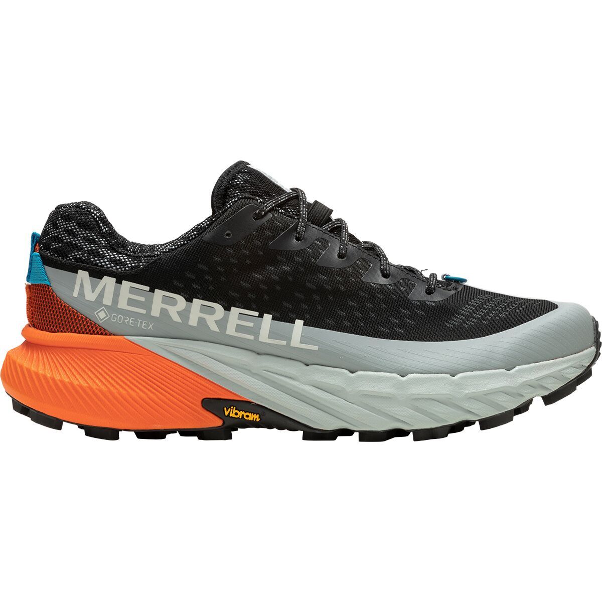 Merrell Agility Peak 5 GTX Shoe - Men's Black/Tangerine, 13.0