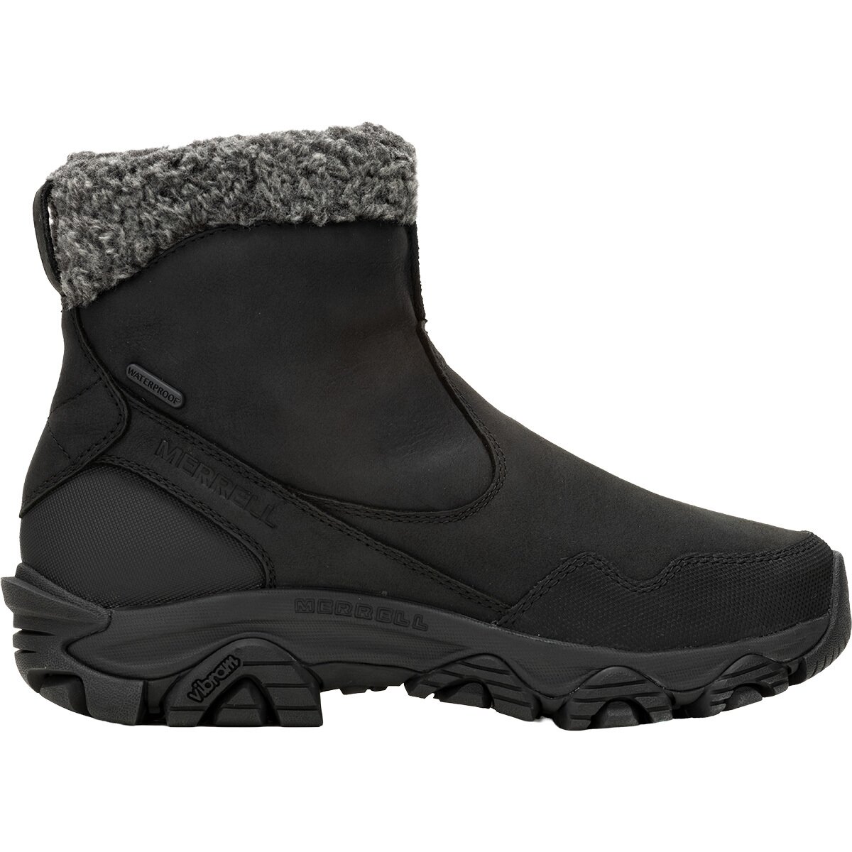 Image of Merrell Coldpack 3 Thermo Mid Zip WP Boot - Women's Black, 10.0