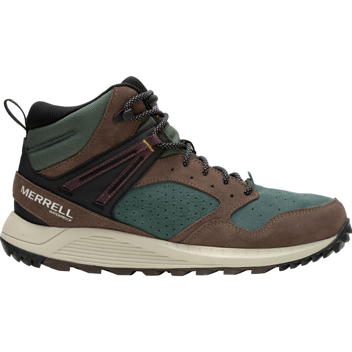 Merrell Merrell Wildwood Mid LTR WP Boot - Men's Forest, 11.5