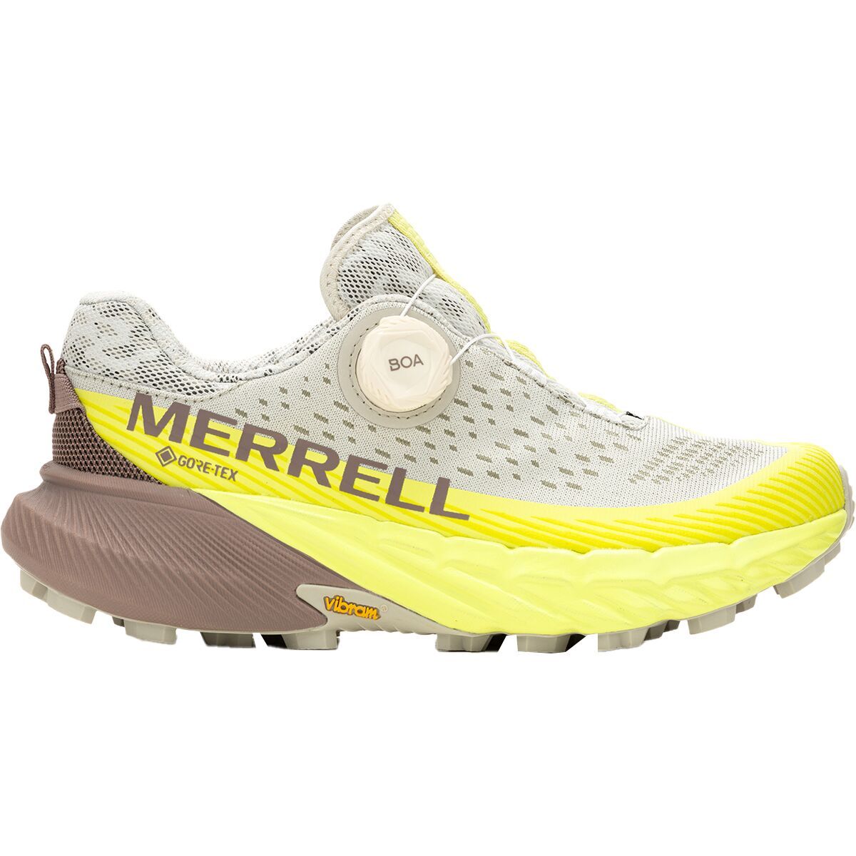 Merrell Agility Peak 5 Boa GTX Trail Running Shoe - Women's Silver, 10.5