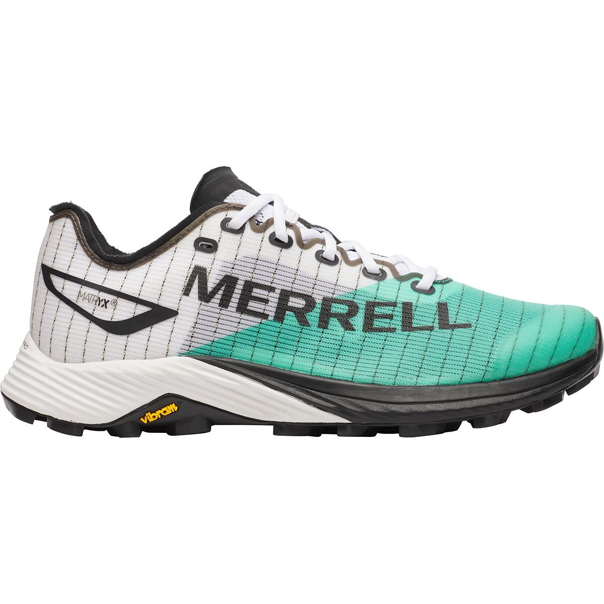 Image of Merrell MTL Long Sky 2 Matryx Trail Running Shoe - Women's White/Turquoise, 11.0