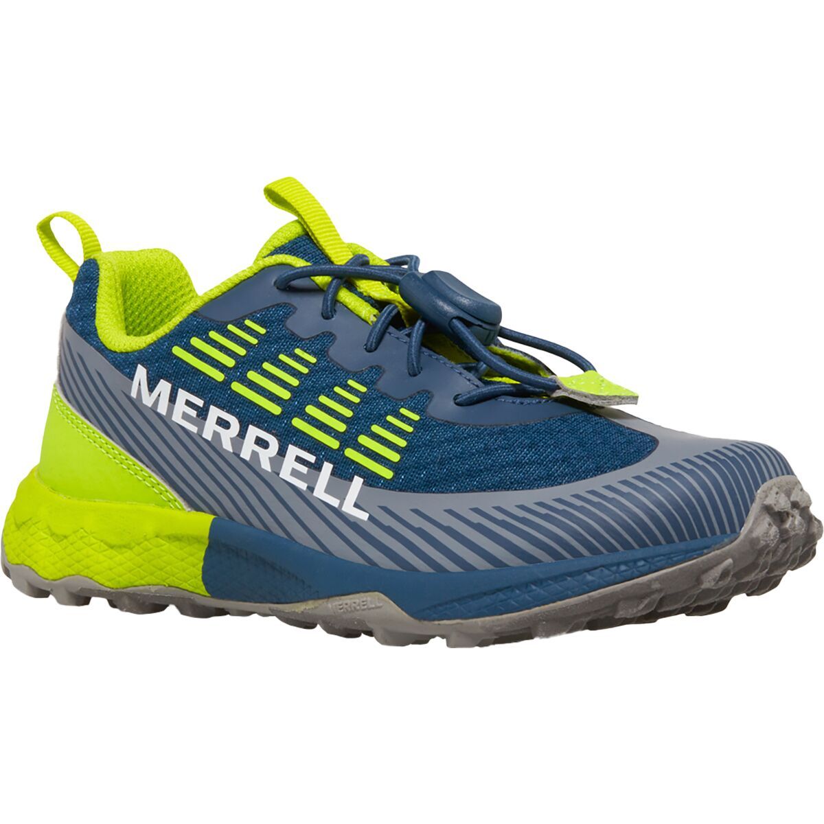 Merrell Agility Peak Hiking Shoe - Boys' Navy Hi/Viz, 11.0