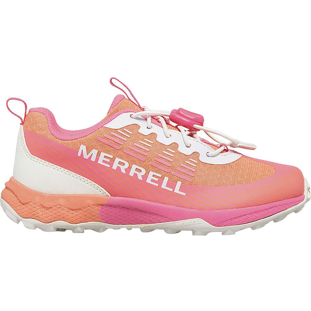 Merrell Agility Peak Hiking Shoe - Girls' Pink/Orange, 4.0