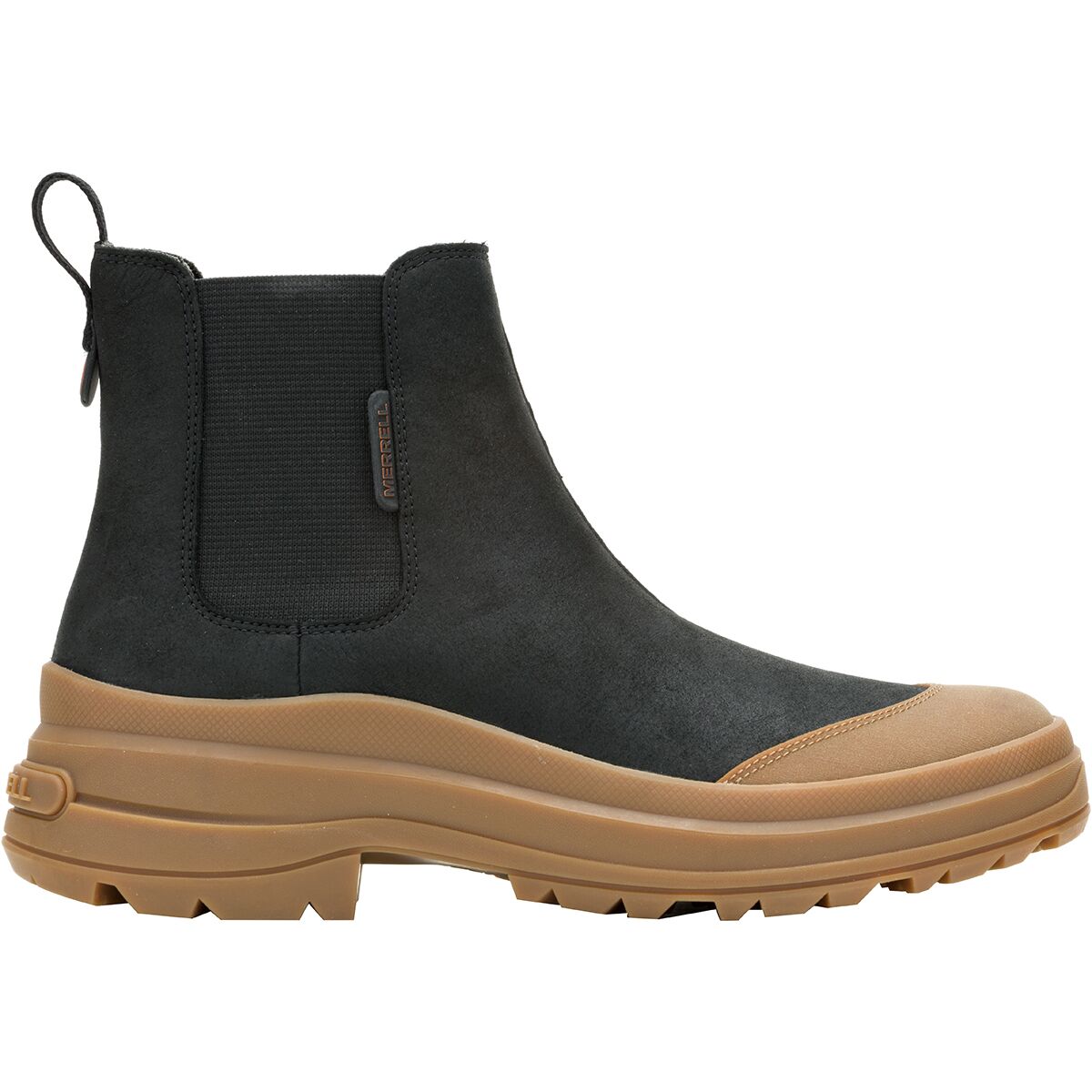 Image of Merrell Harper Pull On WP Boot - Women's Black/Gum, 6.0