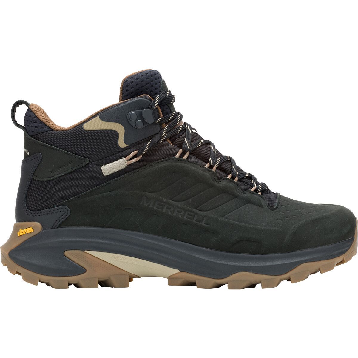 Image of Merrell Moab Speed 2 LTR Mid WP Hiking Boot - Men's Black, 13.0