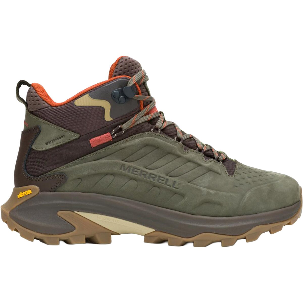 Image of Merrell Moab Speed 2 LTR Mid WP Hiking Boot - Men's Olive, 11.0