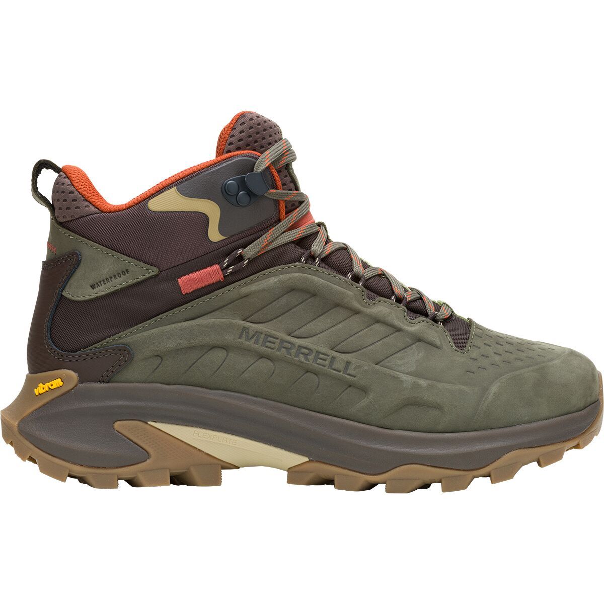 Image of Merrell Moab Speed 2 LTR Mid WP Hiking Boot - Men's Olive, 9.5