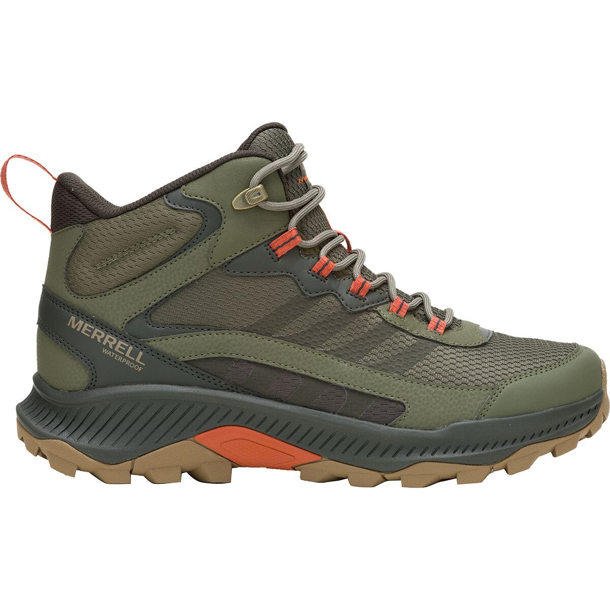 Image of Merrell Speed Strike 2 Mid WP Hiking Boot - Men's Olive, 8.5