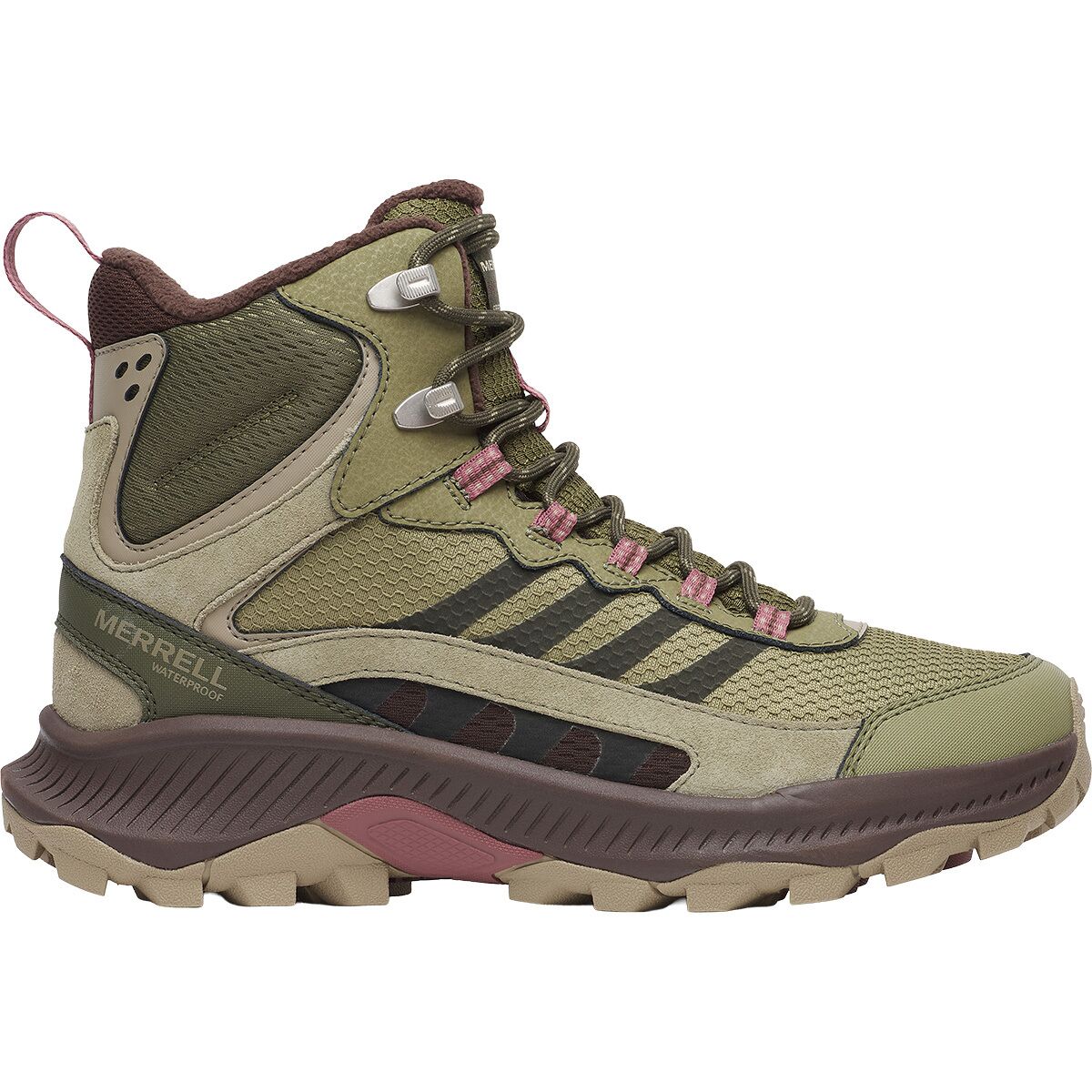 Image of Merrell Speed Strike 2 Thermo Mid WP Boot - Women's Olivine, 11.0