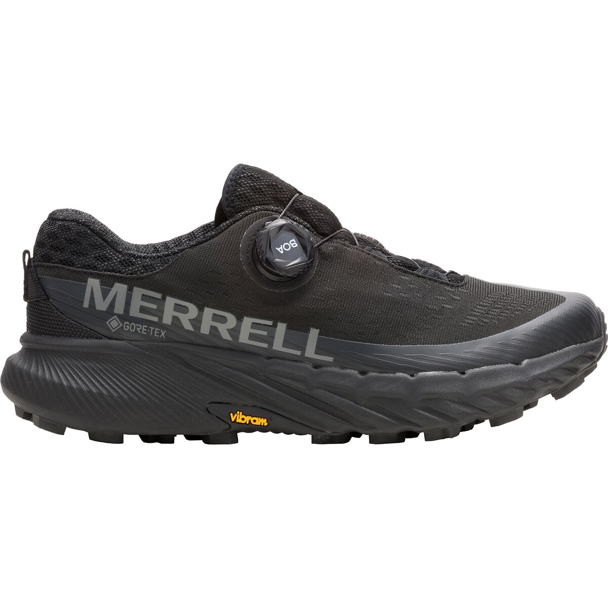 Image of Merrell Agility Peak 5 BOA GORE-TEX Trail Running Shoe - Women's Black, 6.0