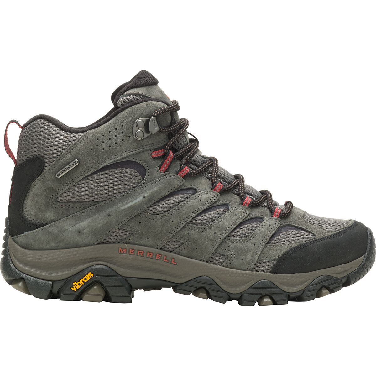 Image of Merrell Moab 3 Mid Waterproof Hiking Boot - Men's Beluga, 10.0