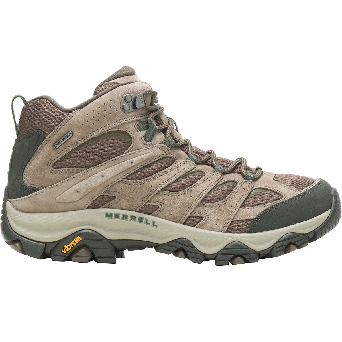Image of Merrell Moab 3 Mid Waterproof Hiking Boot - Men's Boulder, 12.0