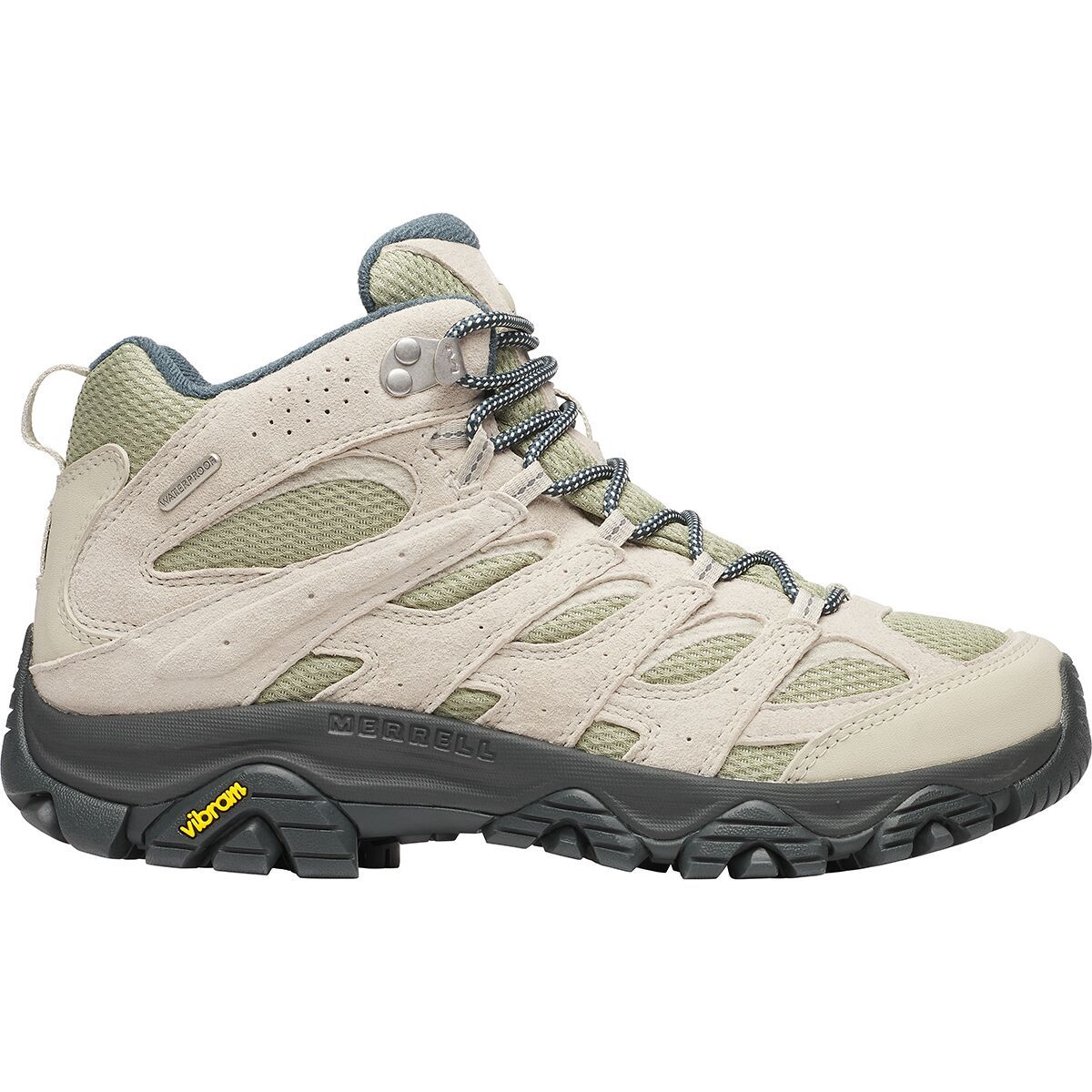 Image of Merrell Moab 3 Mid Waterproof Hiking Boot - Men's Talc, 9.5