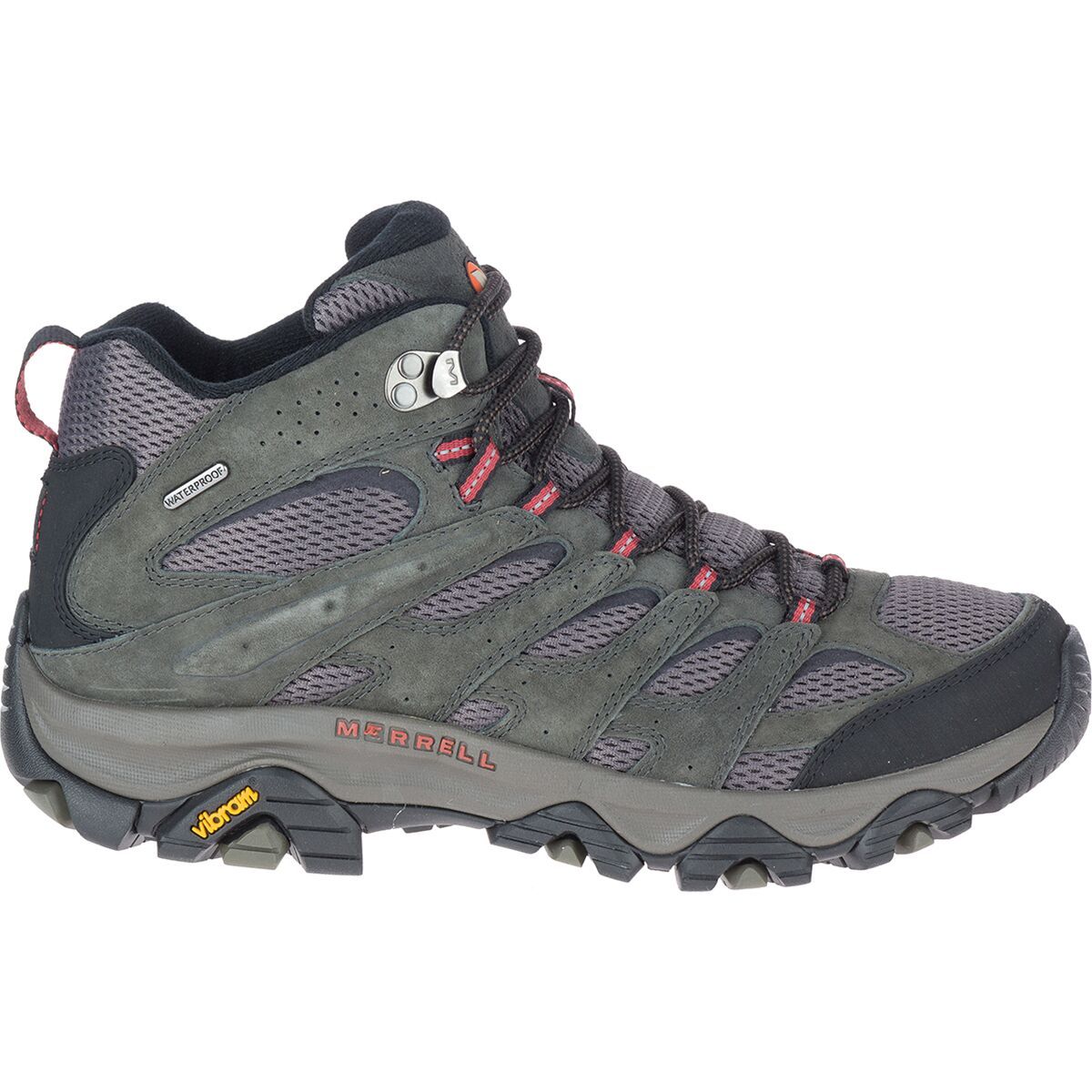 Image of Merrell Moab 3 Mid Waterproof Hiking Boot - Wide - Men's Beluga, 9.0