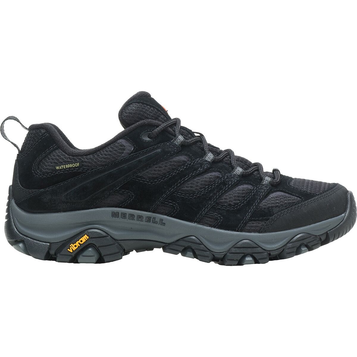 Image of Merrell Moab 3 Waterproof Hiking Shoe - Men's Black Night, 10.5