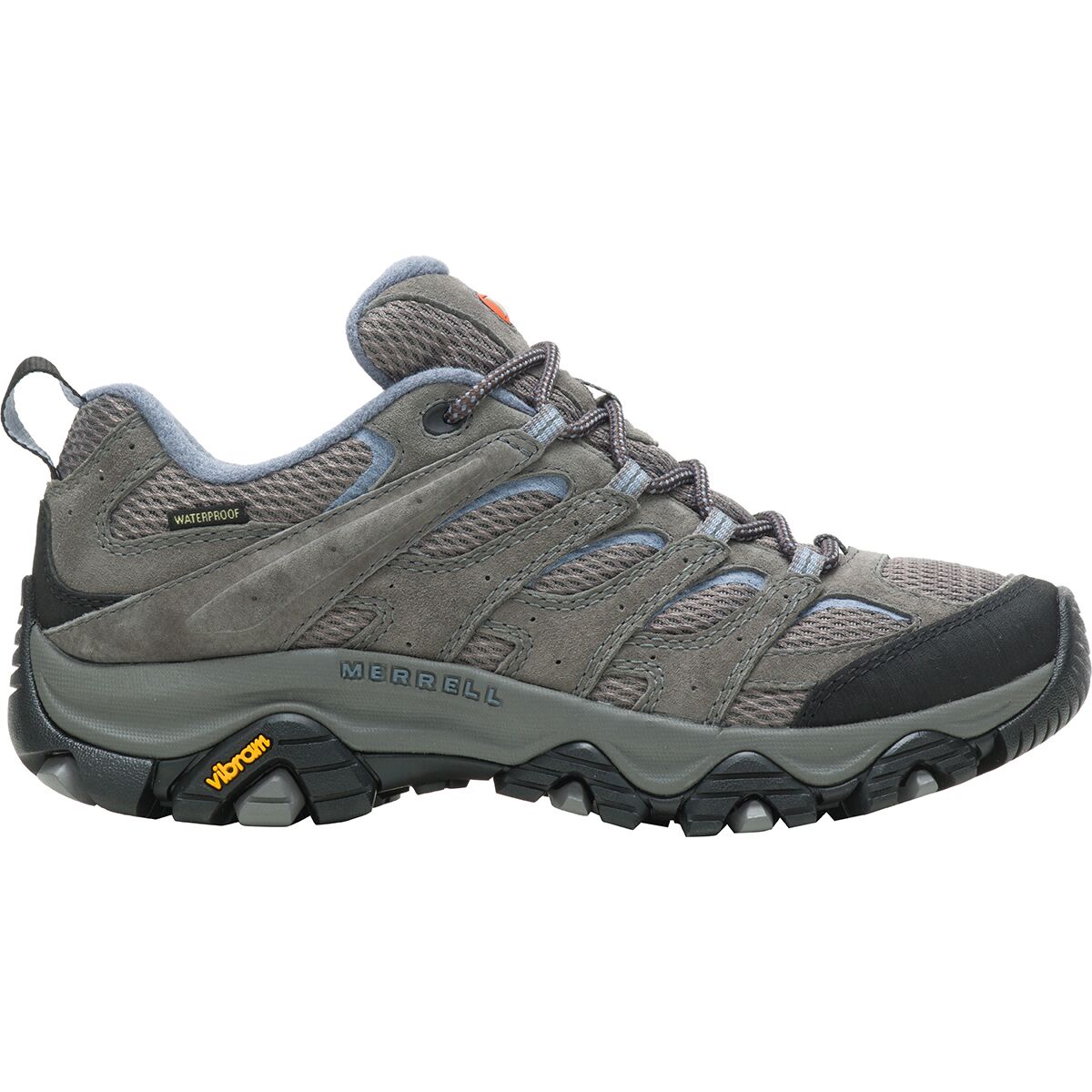 Image of Merrell Moab 3 Waterproof Wide Hiking Shoe - Women's Granite, 7.0