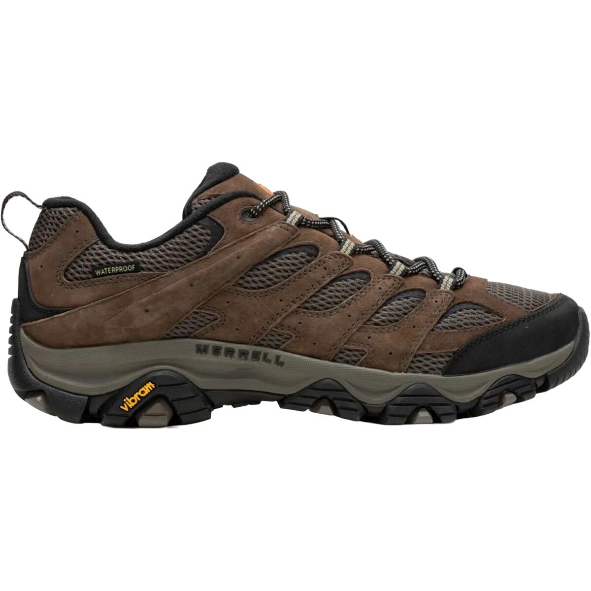 Image of Merrell Moab 3 Waterproof Wide Hiking Shoe - Men's Bracken, 8.5