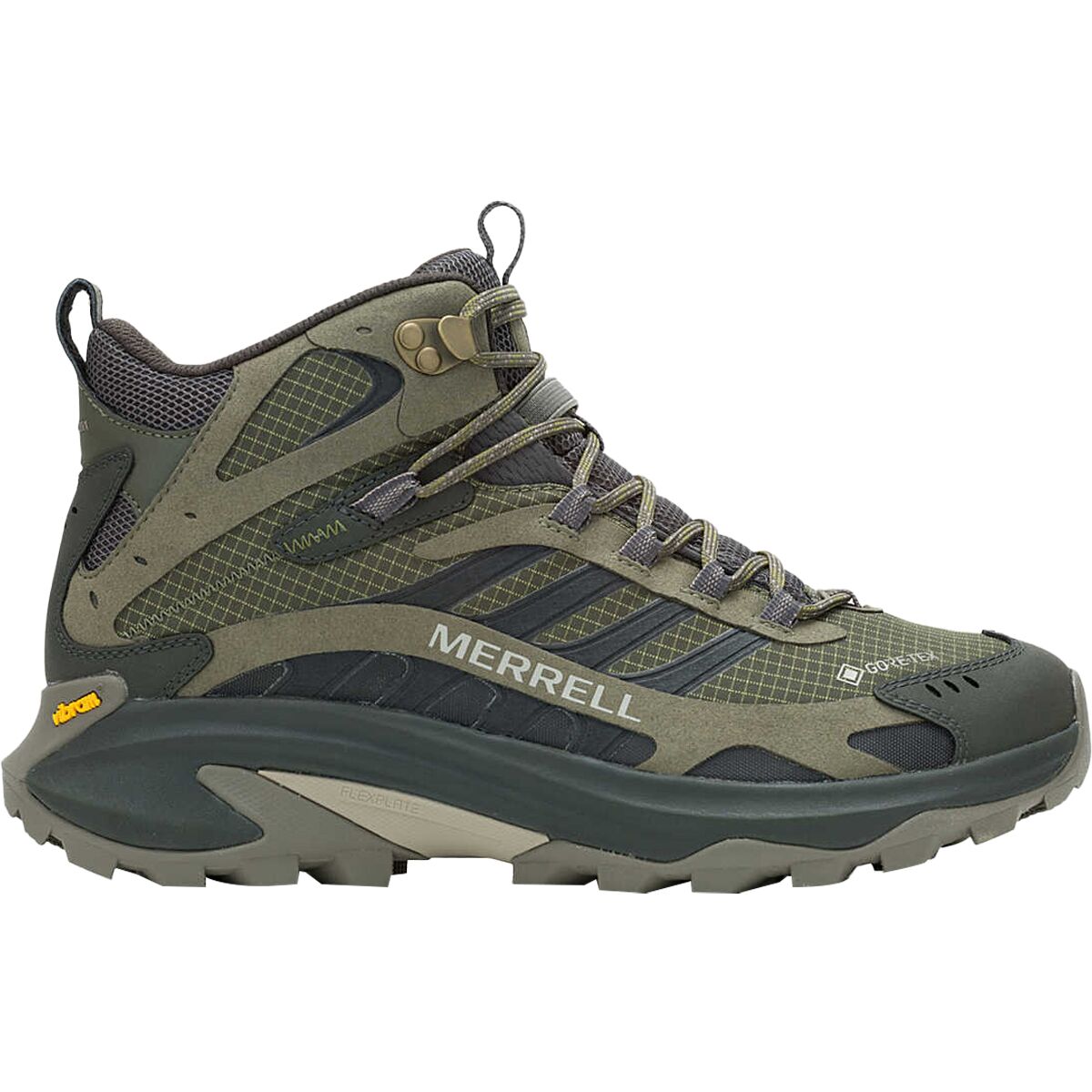 Image of Merrell Moab Speed 2 Mid GTX Hiking Shoe - Men's Olive, 8.5