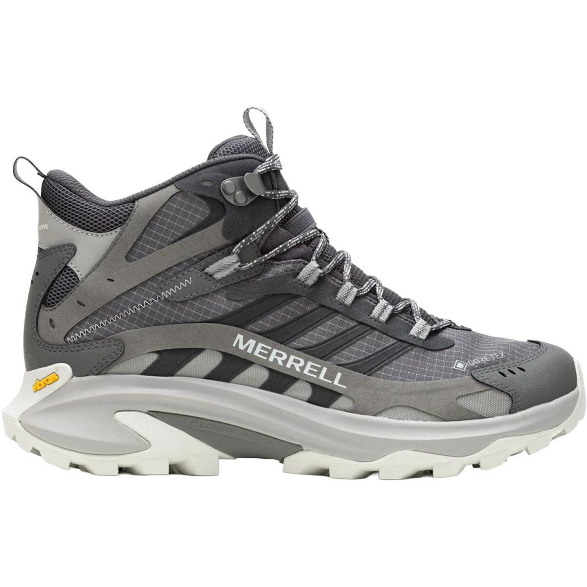 Image of Merrell Moab Speed 2 Mid GTX Wide Hiking Shoe - Men's Asphalt, 10.5