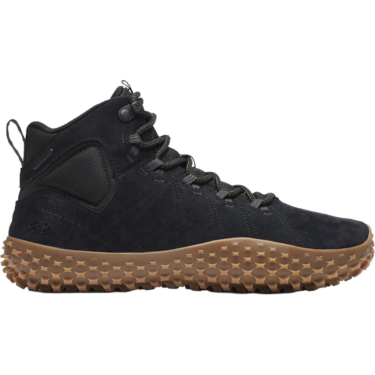 Image of Merrell Wrapt Mid WP Shoe - Men's Black/Gum, 13.0