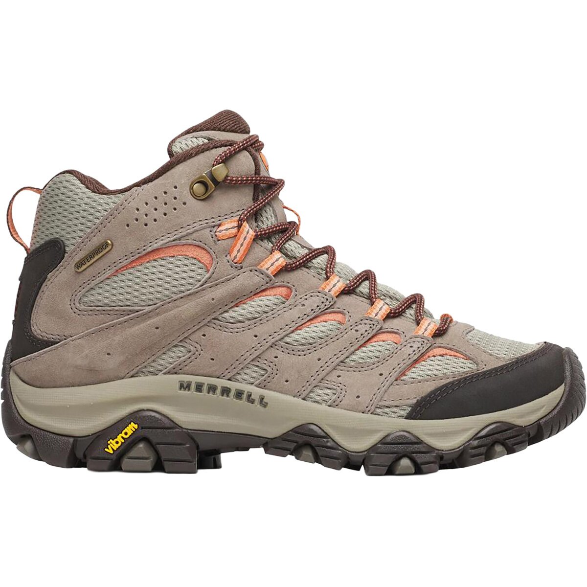 Image of Merrell Moab 3 Mid Waterproof Hiking Boot - Women's Bungee Cord, 6.5