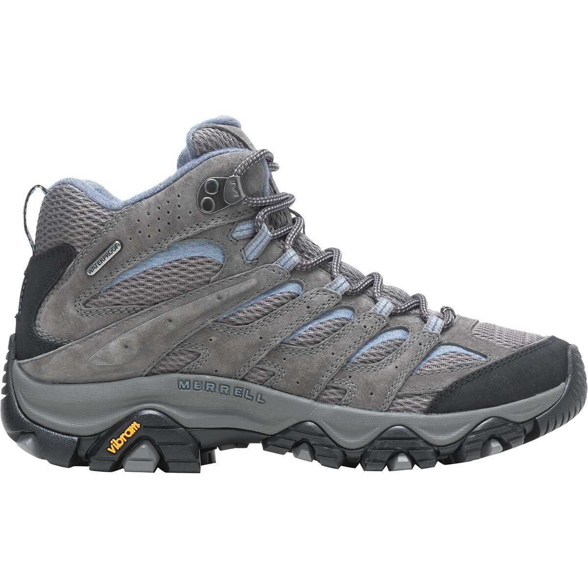 Image of Merrell Moab 3 Mid Waterproof Hiking Boot - Women's Granite, 10.0