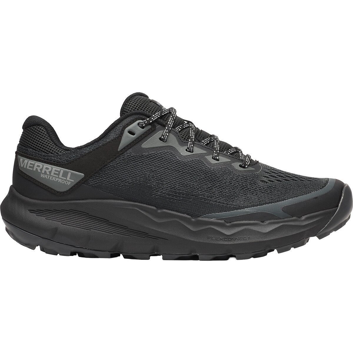 Image of Merrell Nova 4 WP Trail Run Shoe - Men's Black, 10.5