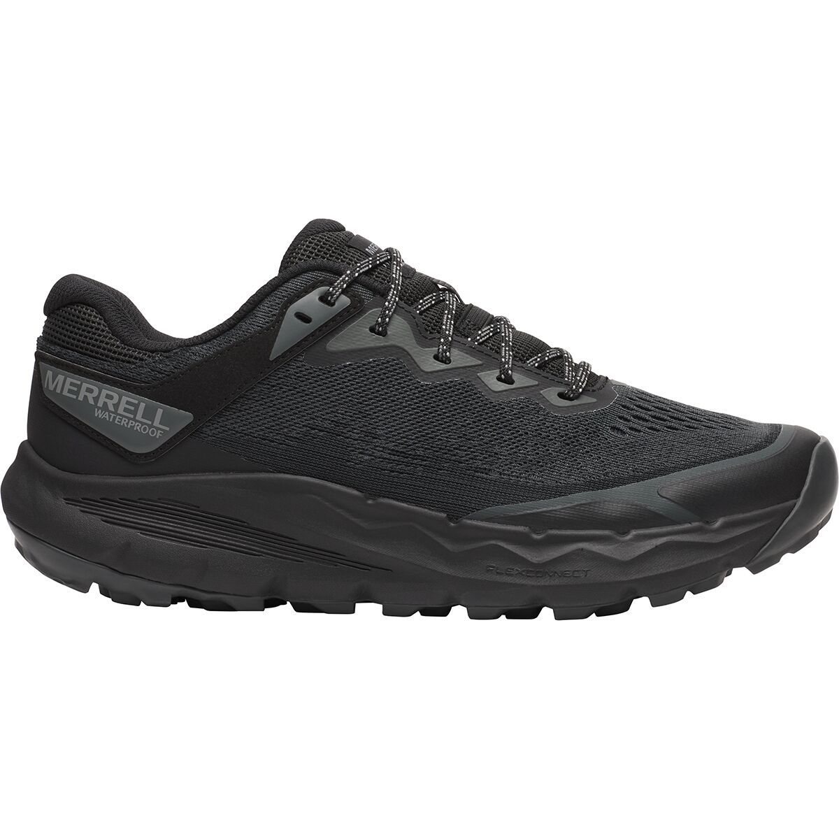 Image of Merrell Nova 4 WP Trail Run Shoe - Men's Black, 8.5