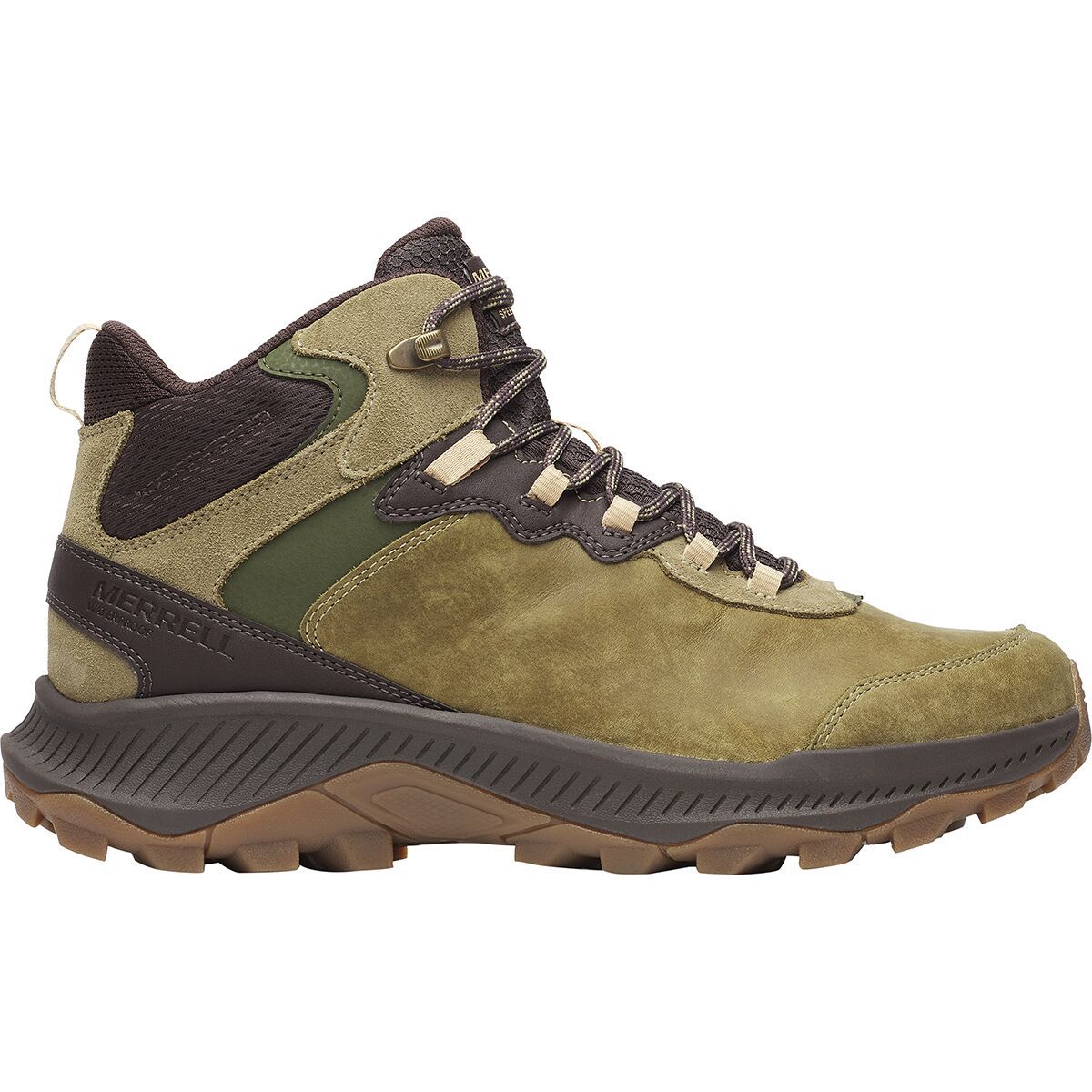 Image of Merrell Speed Strike 2 Mid LTR WP Hiking Boot - Men's Drab, 11.5