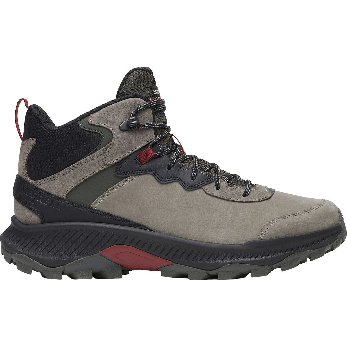 Image of Merrell Speed Strike 2 Mid LTR WP Hiking Boot - Men's Talus/Red Ocre, 11.0