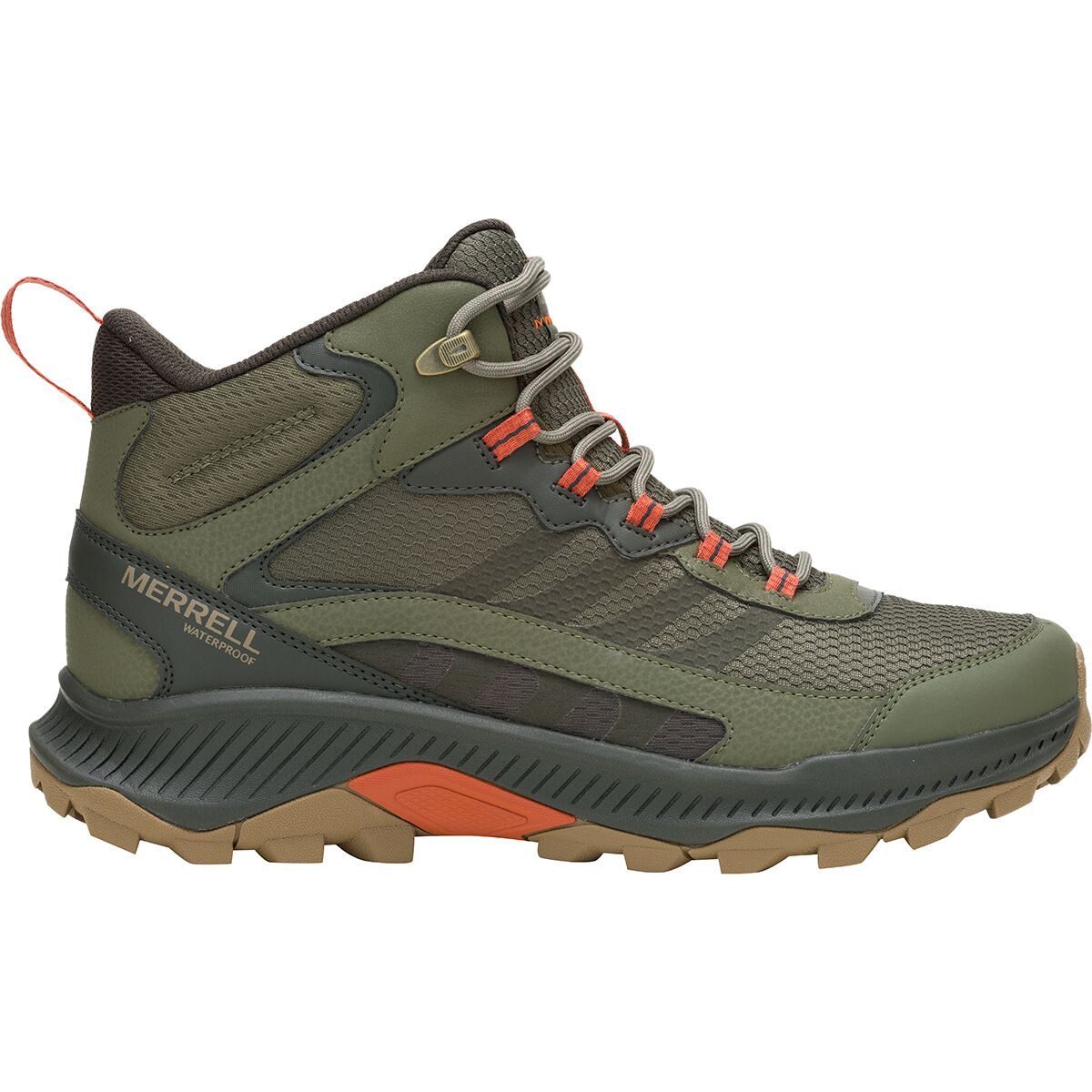 Image of Merrell Speed Strike 2 Mid WP Wide Hiking Boot - Men's Olive, 9.5