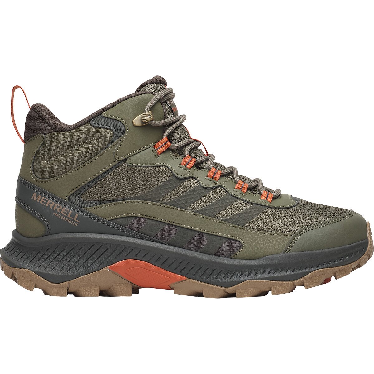 Image of Merrell Speed Strike 2 Mid WP Wide Hiking Boot - Men's Olive, 9.0