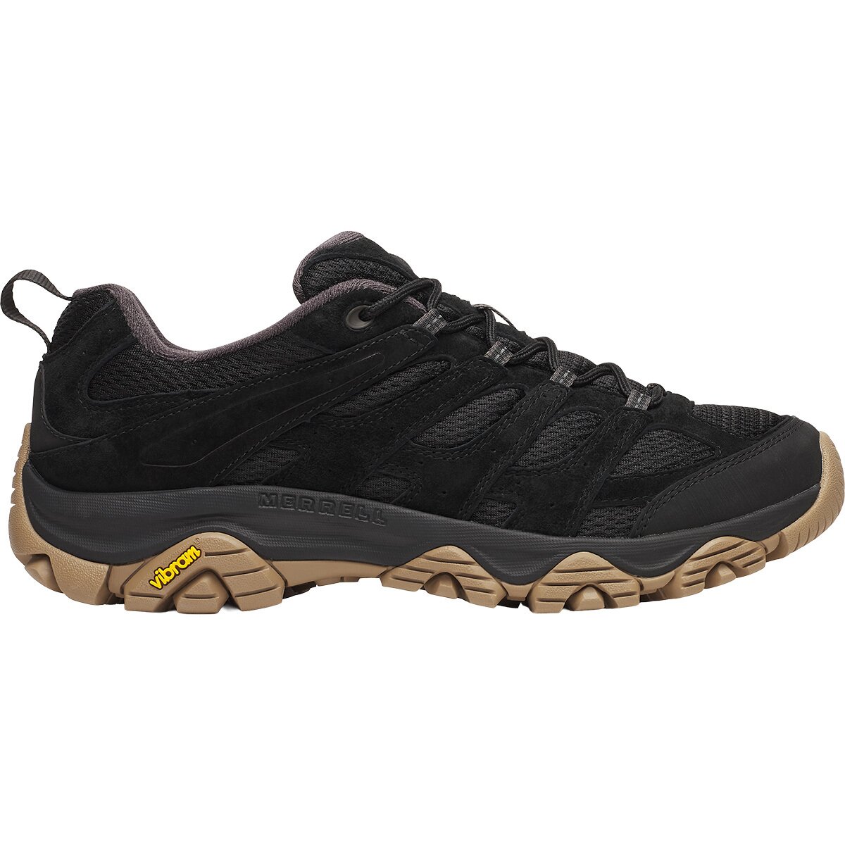 Image of Merrell Moab 3 Ready Zip Hiking Shoe - Men's Black, 9.0