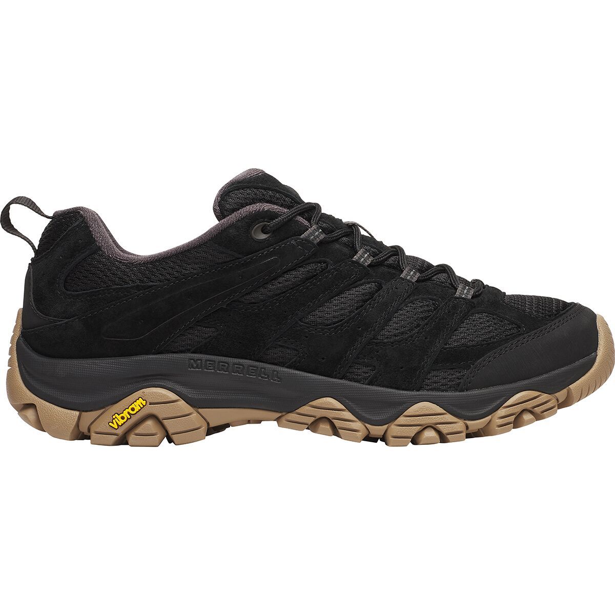 Image of Merrell Moab 3 Ready Zip Hiking Shoe - Men's Black, 9.0