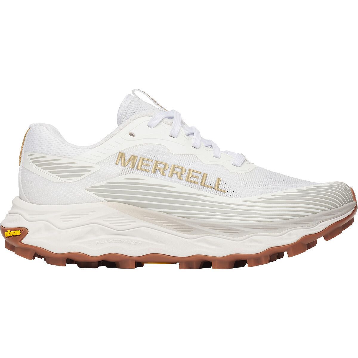 Image of Merrell Agility Peak 6 Trail Running Shoe - Women's White/Gum, 9.5