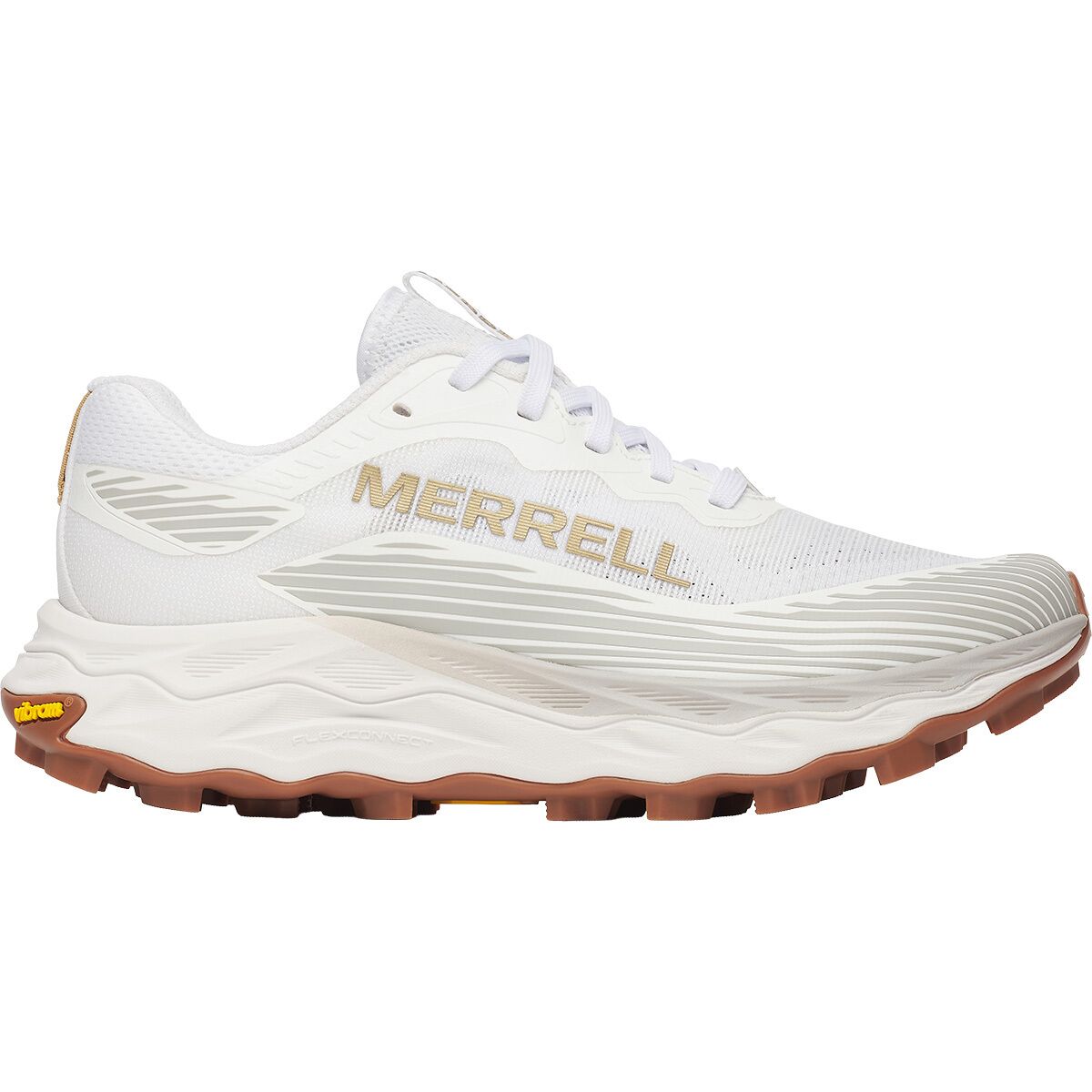 Image of Merrell Agility Peak 6 Trail Running Shoe - Women's White/Gum, 11.0