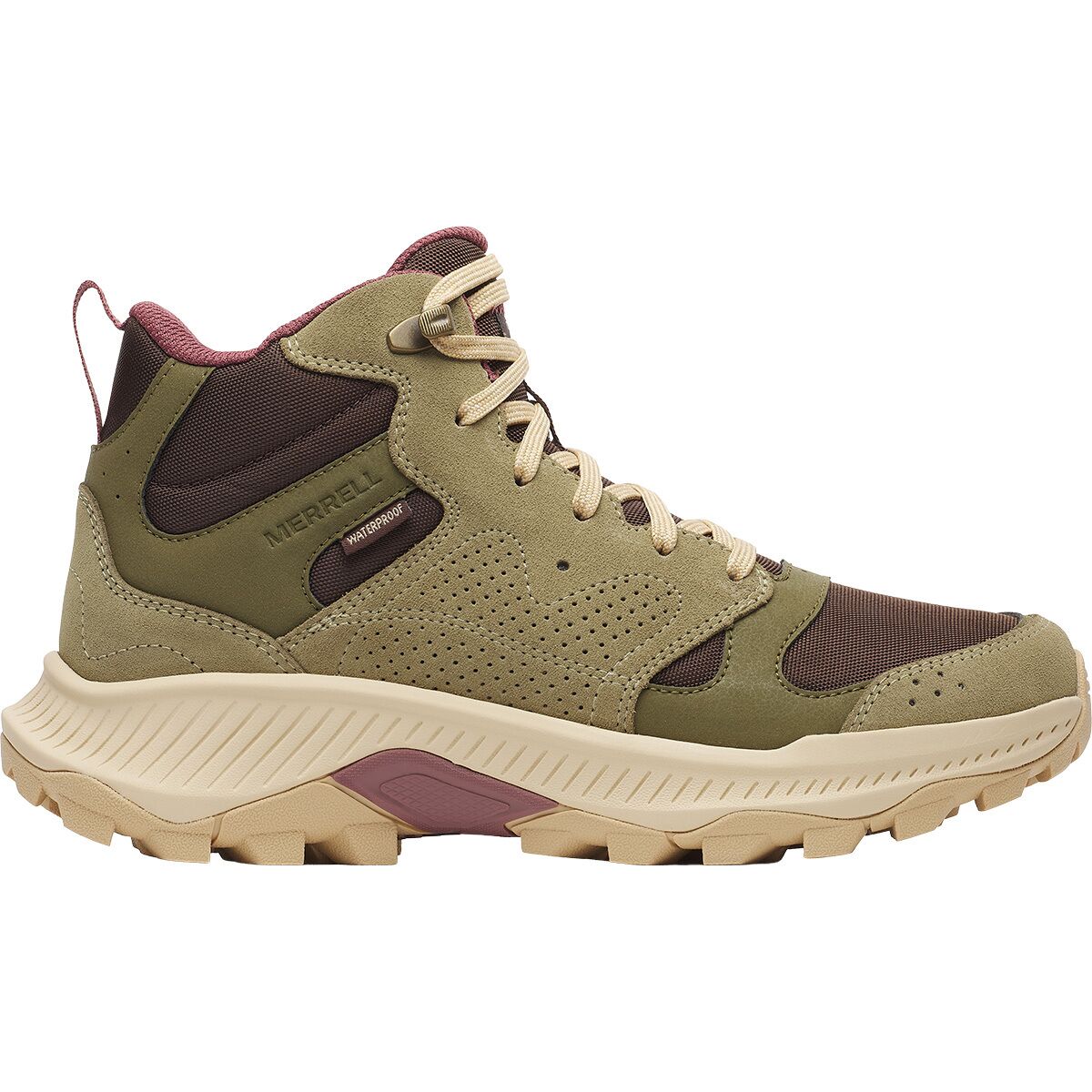 Merrell Tempo Sol Mid WP Hiking Boot - Women's Olivine