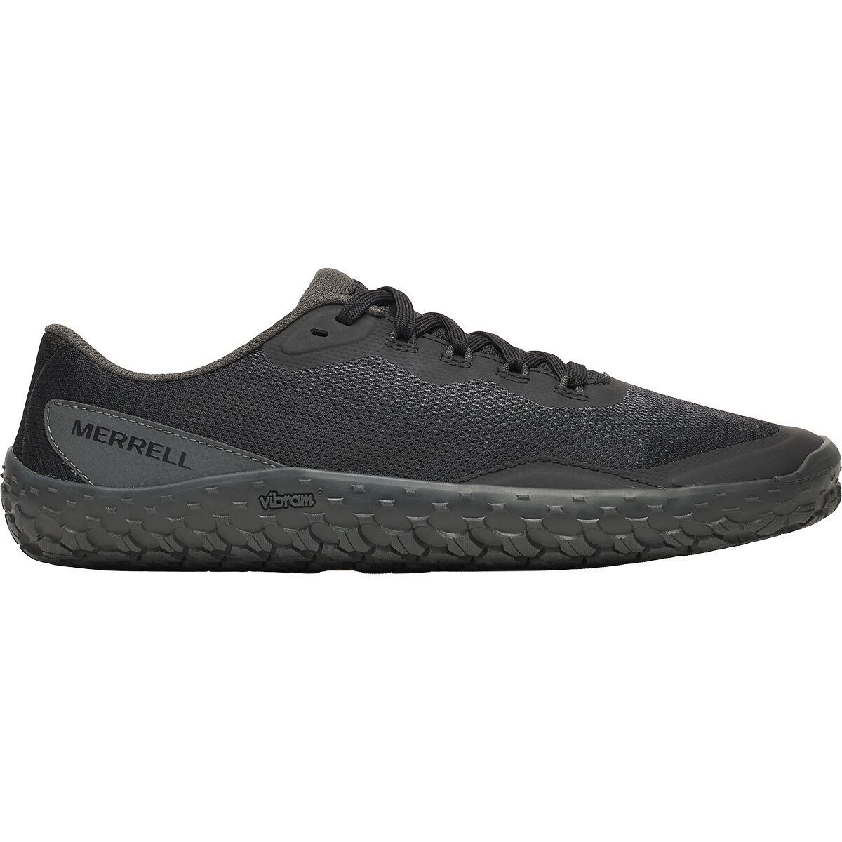Image of Merrell Vapor Glove 7 Trail Running Shoe - Men's Black, 8.5