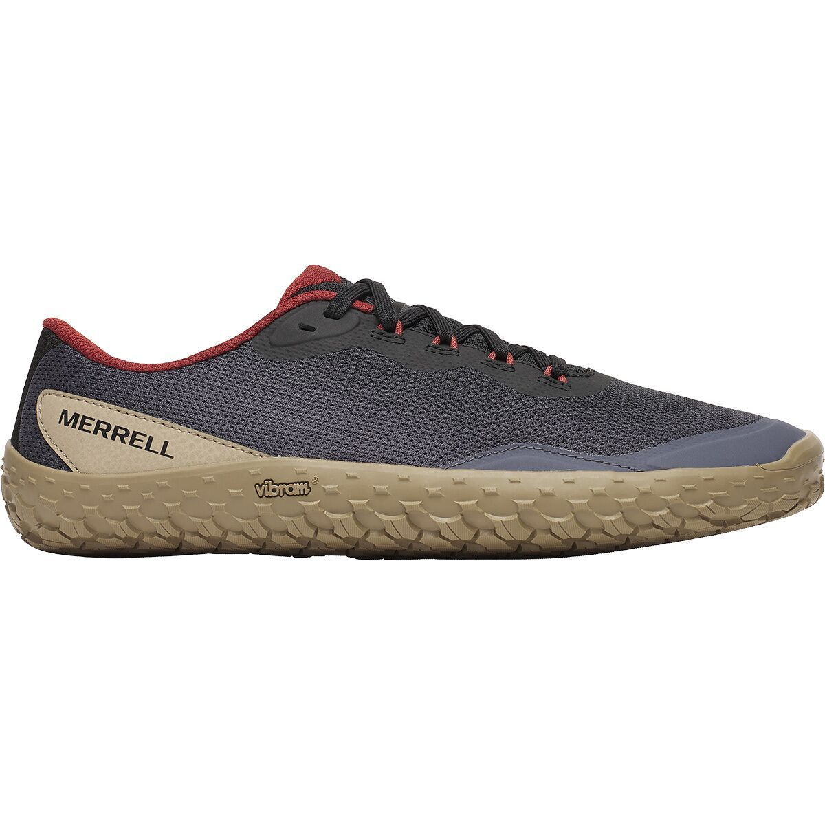 Image of Merrell Vapor Glove 7 Trail Running Shoe - Men's Black/Comet, 9.5